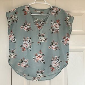 Boxy Floral Blouse